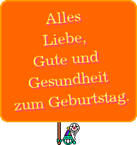 alles gute zum geburtstag mein lieber